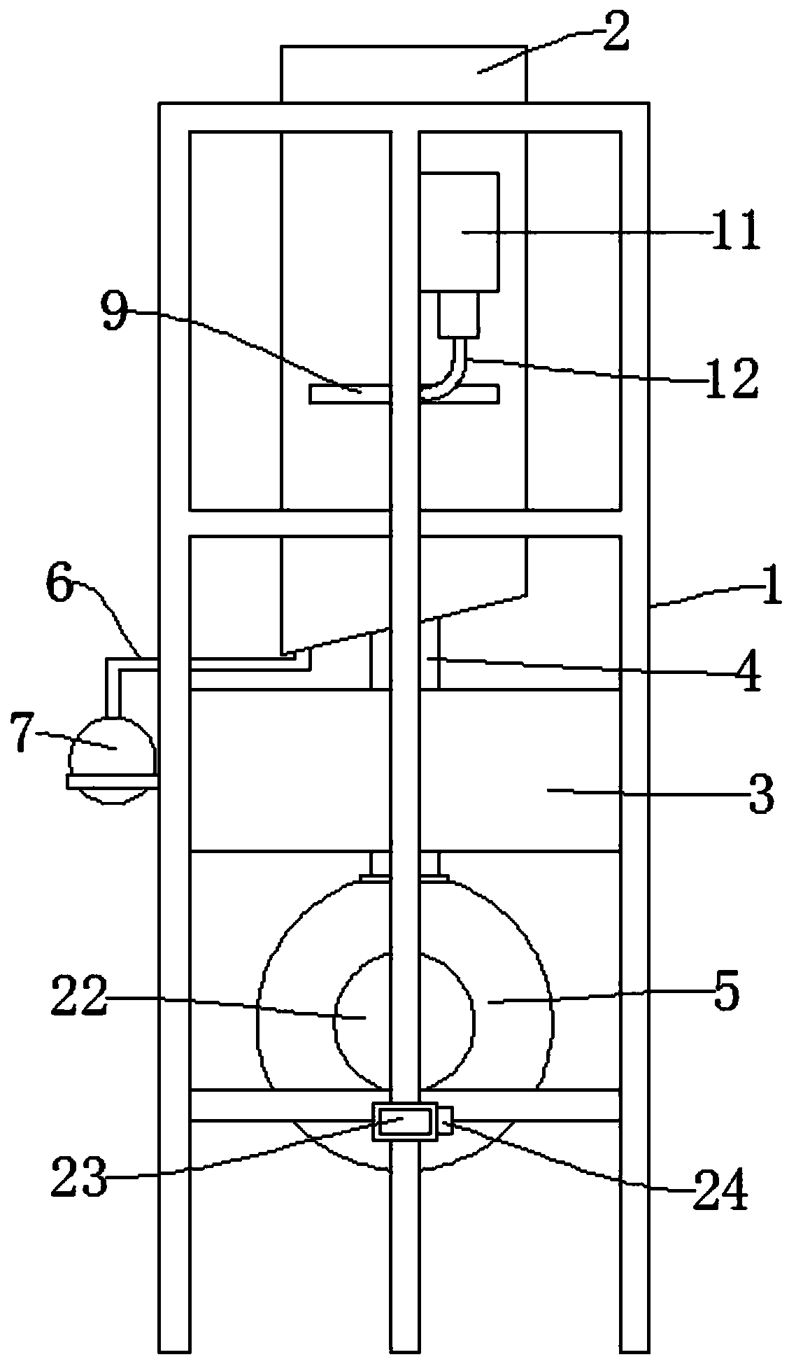 Rotary evaporator for preparing brominated epoxy resin