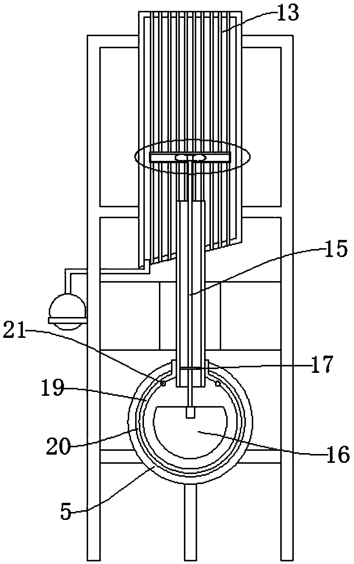 Rotary evaporator for preparing brominated epoxy resin