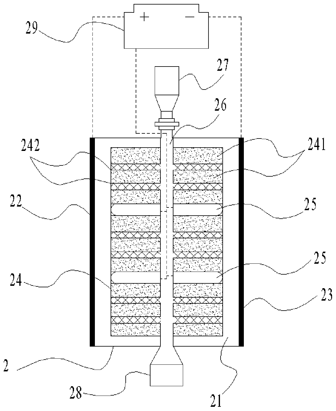 A kind of process and device for preparing benzaldehyde by catalytic oxidation