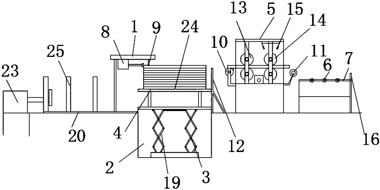 Combined one-piece gluing and trimming device and control method