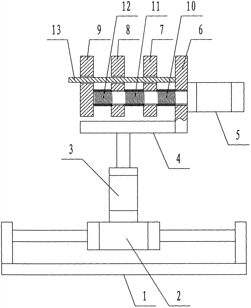 Aluminum strip feeding device