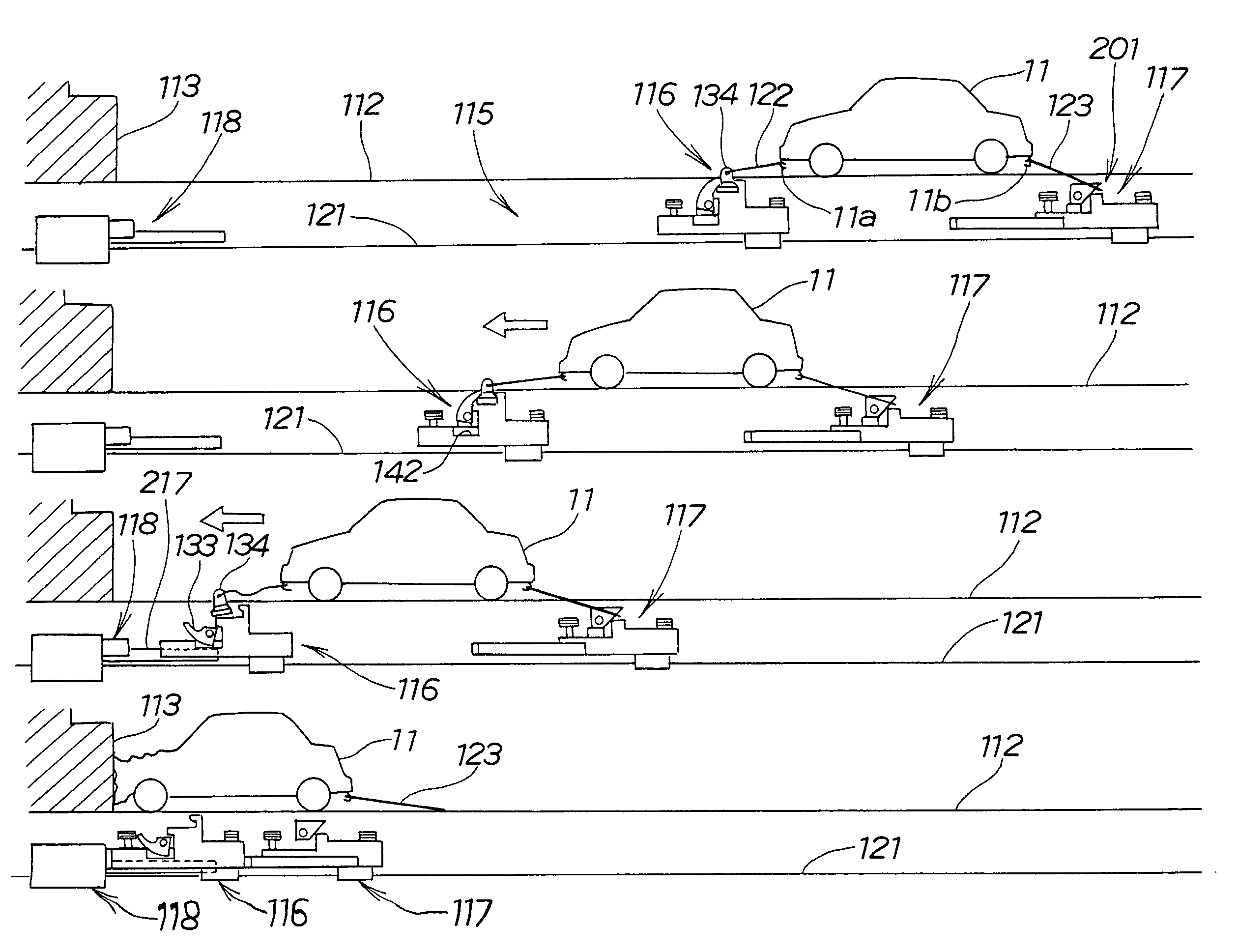 Vehicle impact testing device