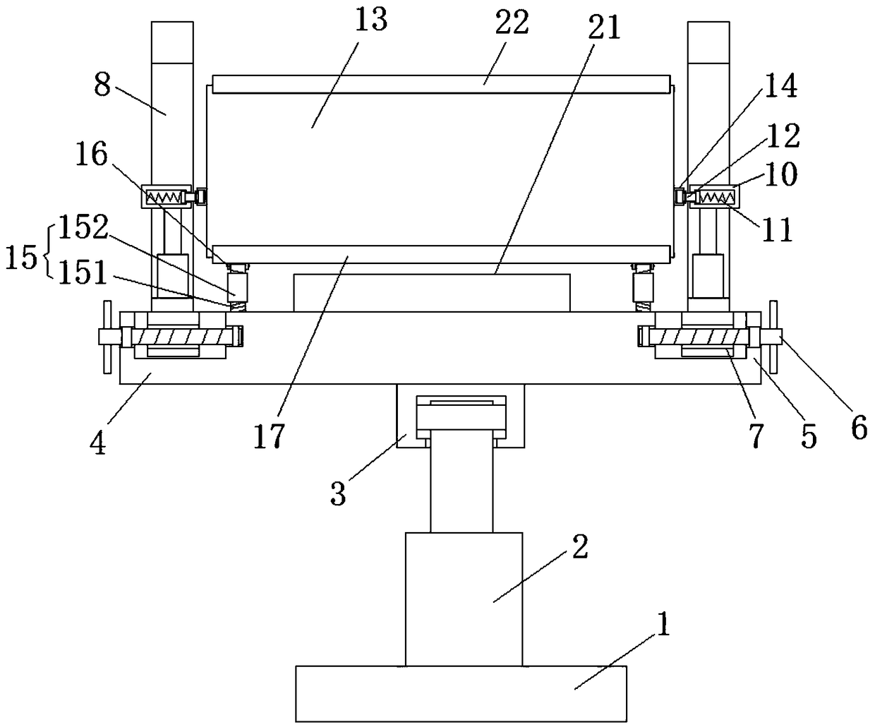 Wave recorder fixing device with protecting function