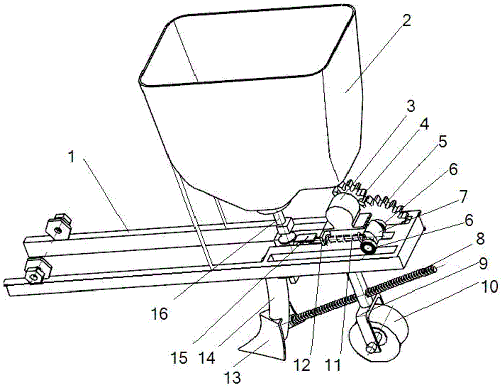 push rod seed meter