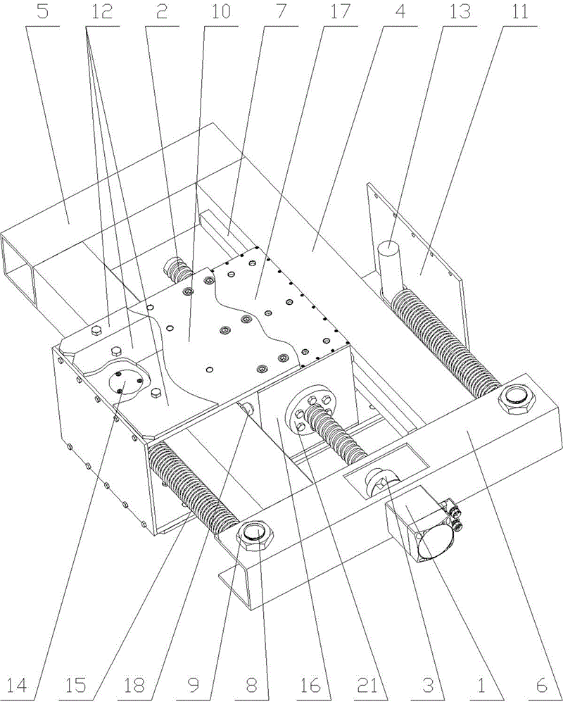 Wind power blade fatigue loading test device