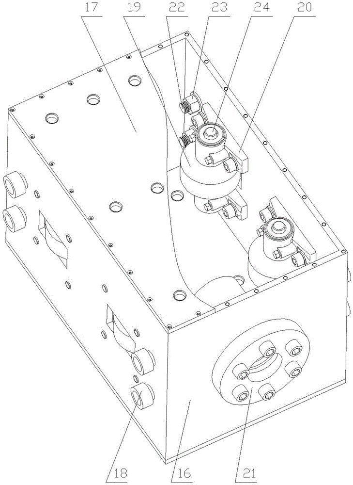 Wind power blade fatigue loading test device