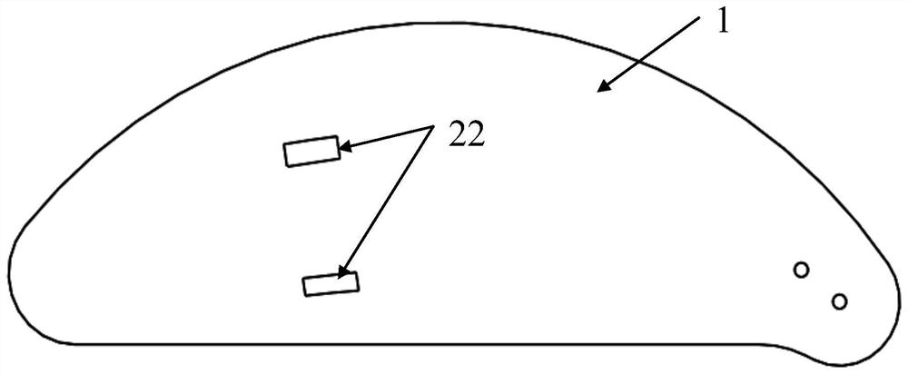 Nasal septum fixing device