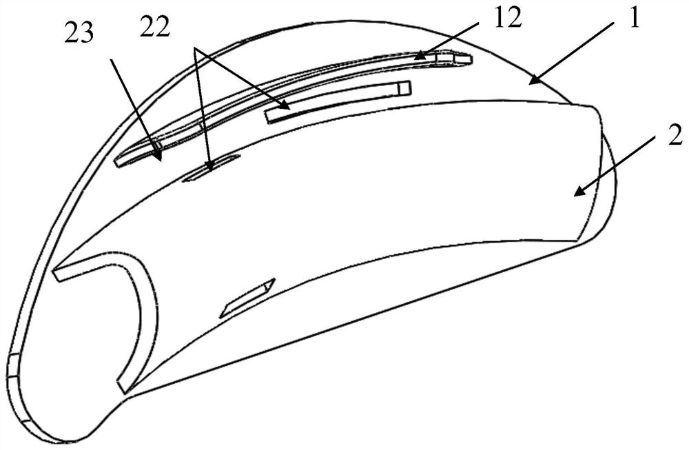 Nasal septum fixing device