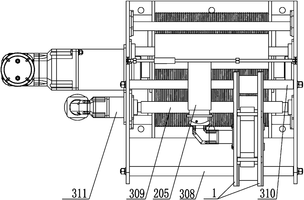 Anti-loose cable arranging device and unattended winch