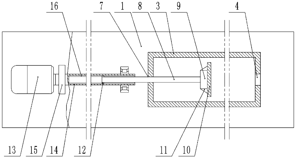 Rapid repairing device for asphalt pavement cracks