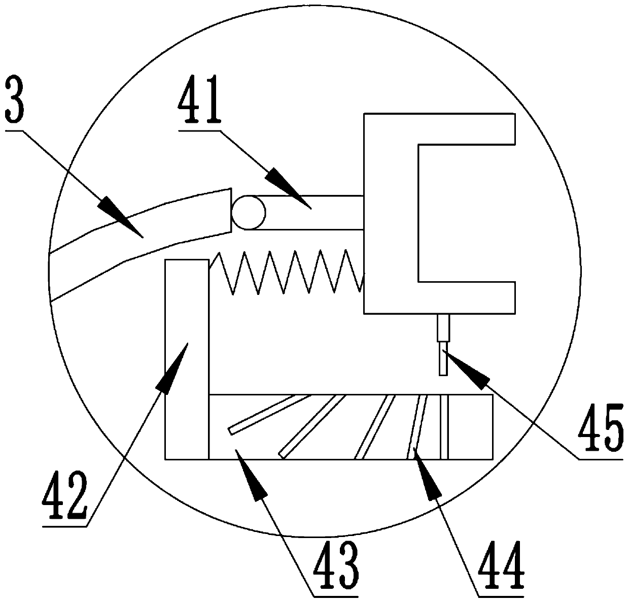 Automatic angle adjusting screen support