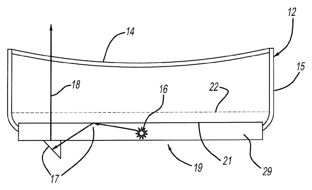 Dead-front lens for interior vehicle display