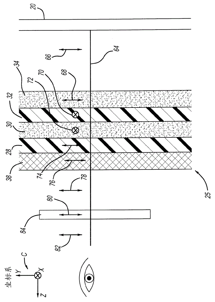 Dead-front lens for interior vehicle display