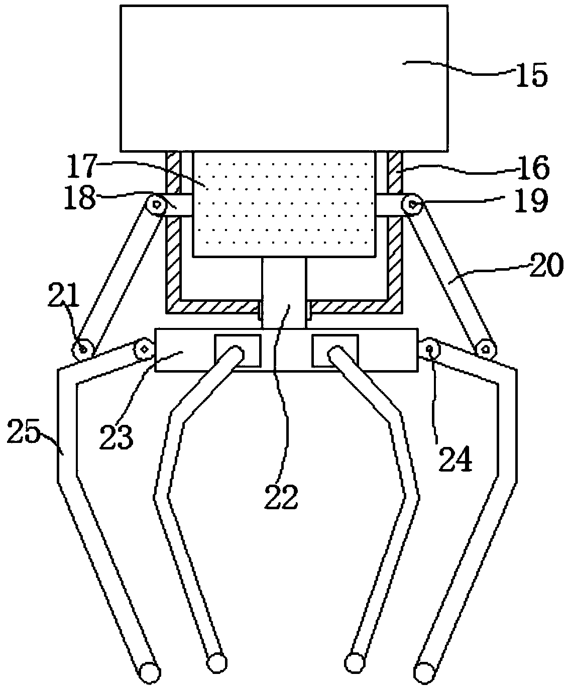 Clamping transfer device used for numerical control machine tool machining