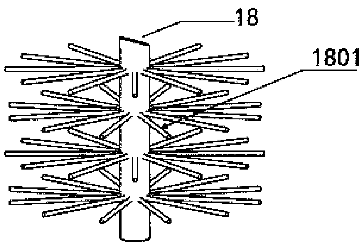 Grease waste liquid treatment device