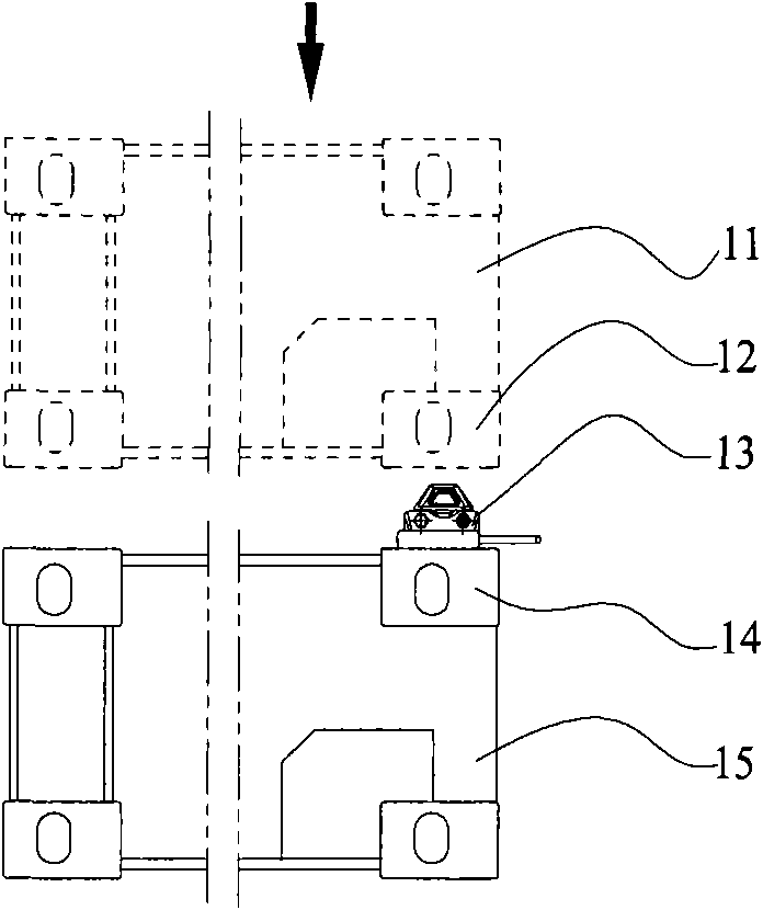 Bench type container