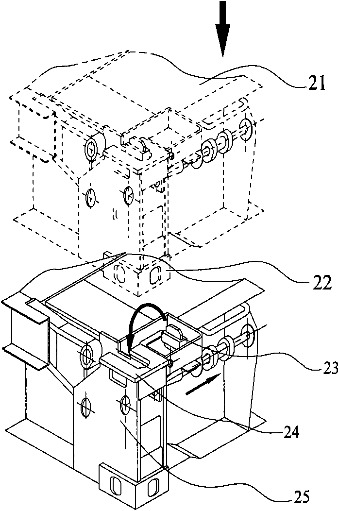 Bench type container