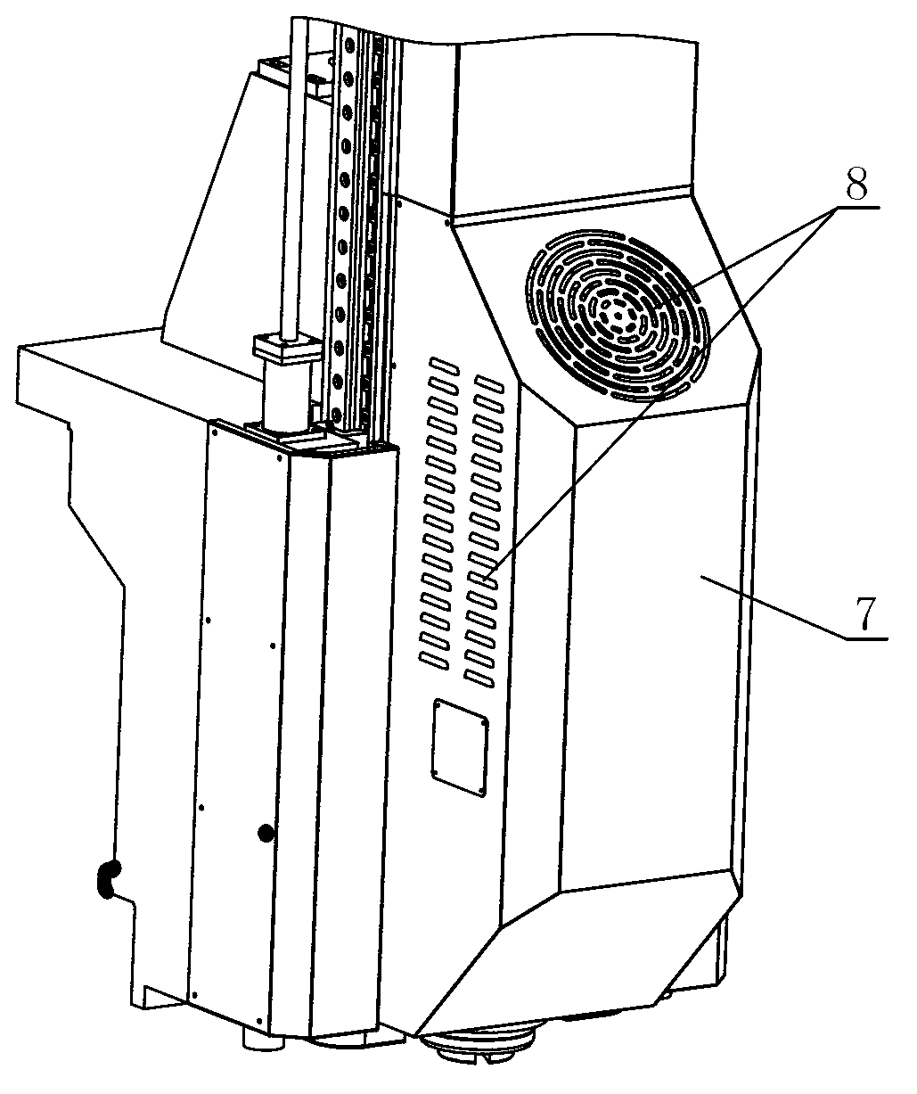 Milling power head of numerical-control planer type milling machine