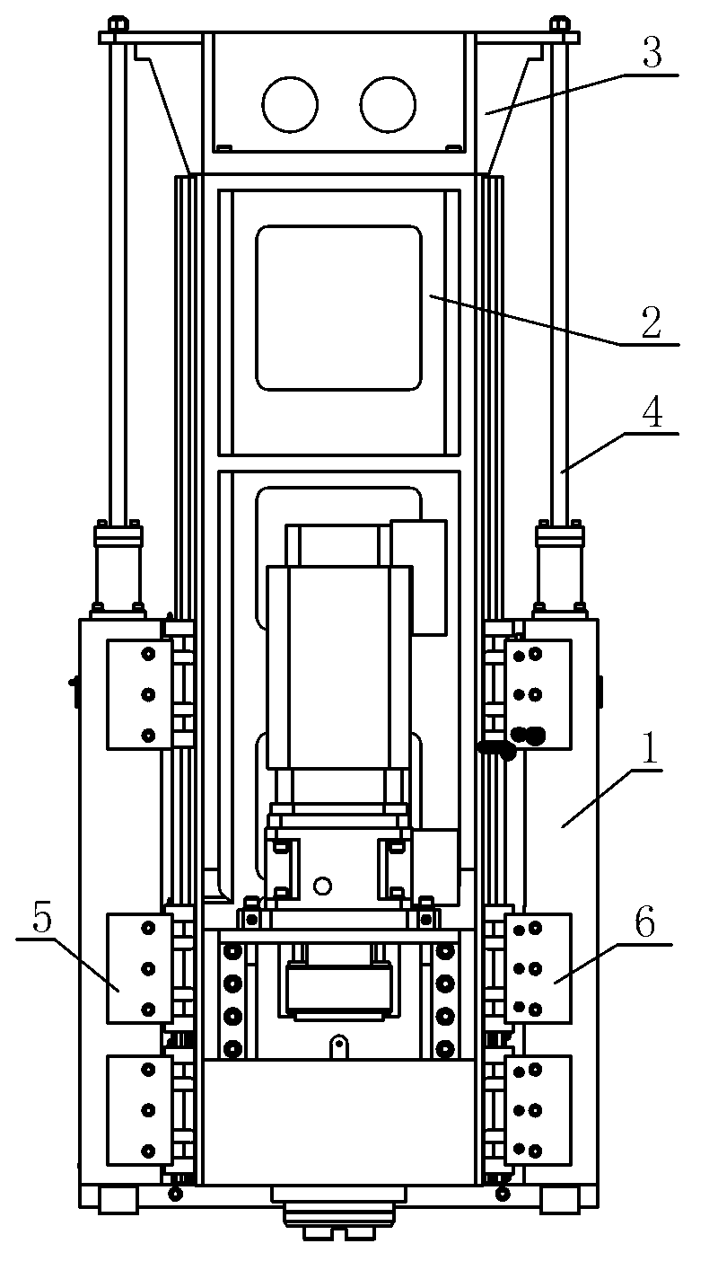 Milling power head of numerical-control planer type milling machine