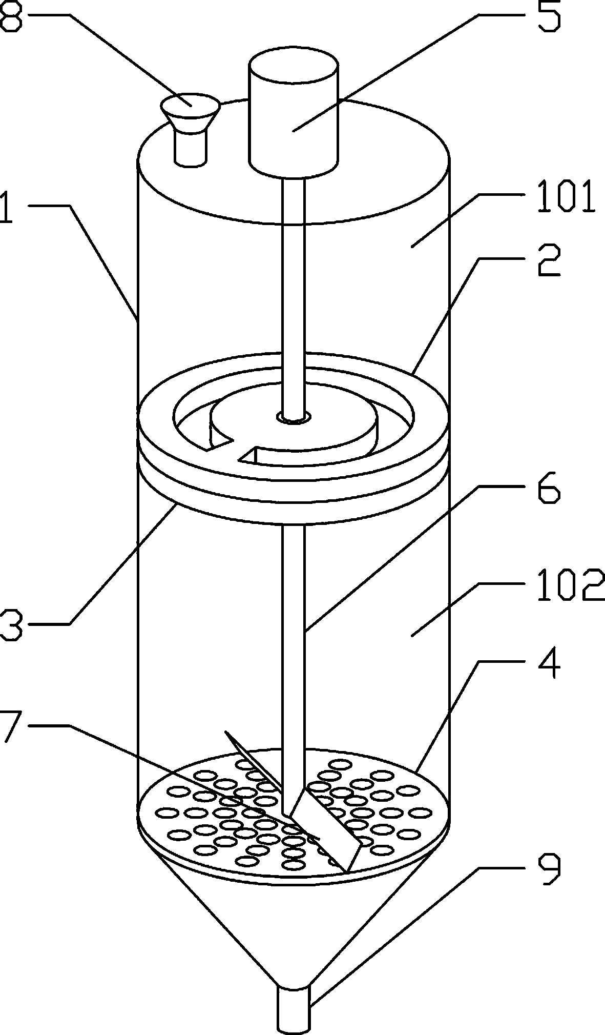 Bio-organic fertilizer crushing apparatus