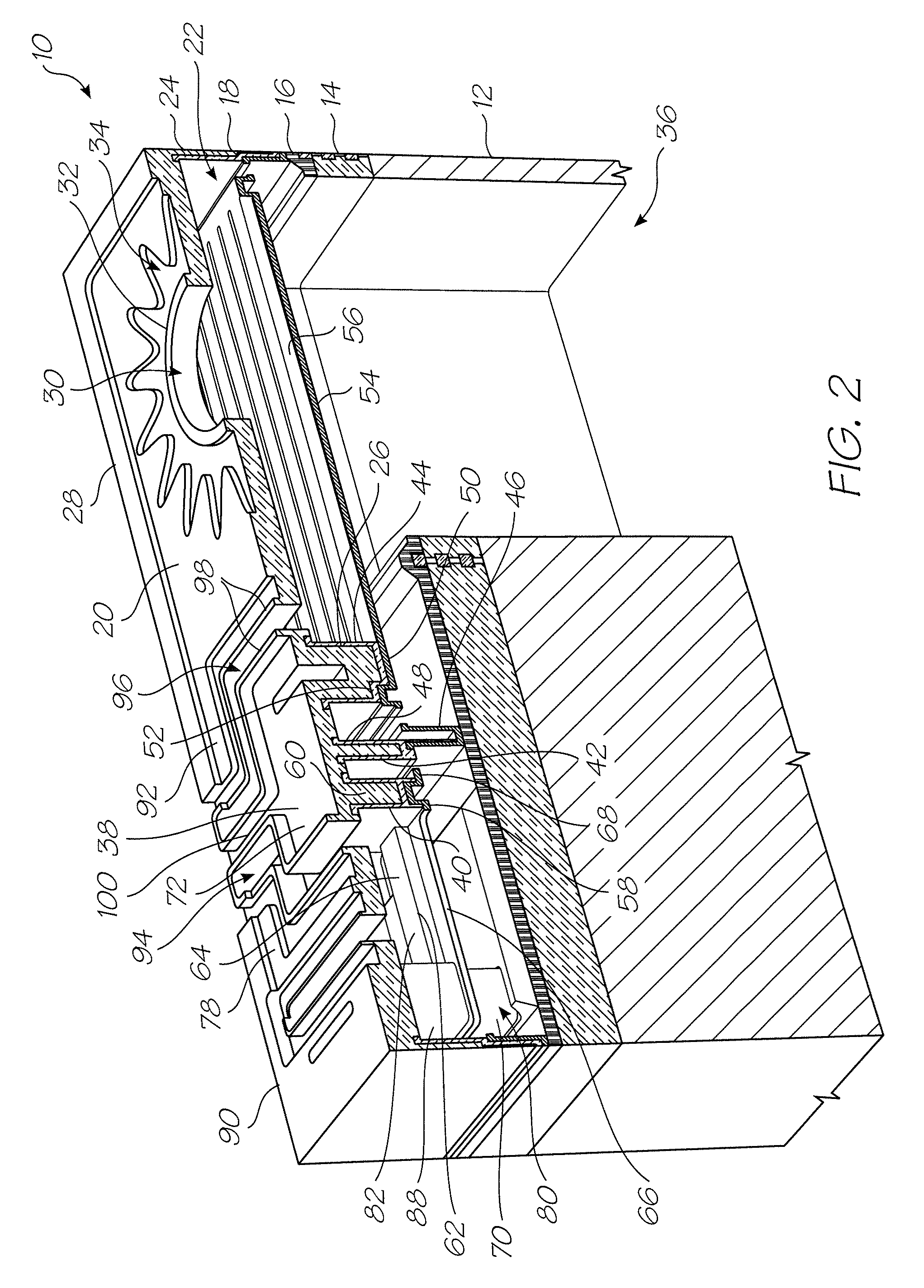 Inkjet printhead integrated circuit with ink spread prevention