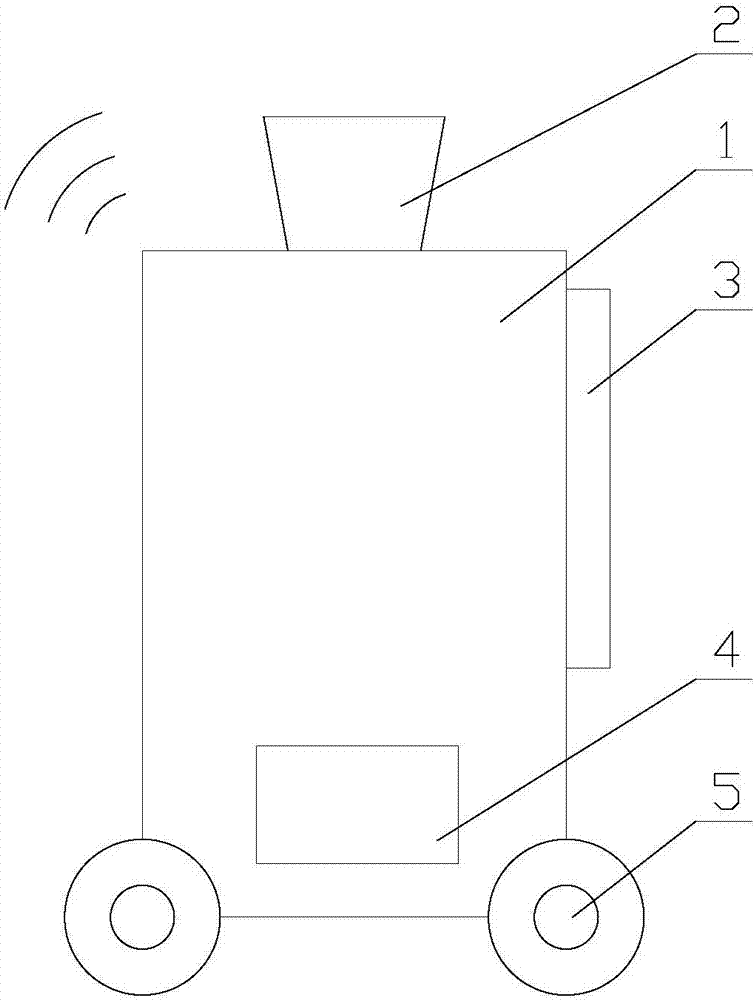 Intelligent robot having function of separating chestnut peel and based on Internet of things