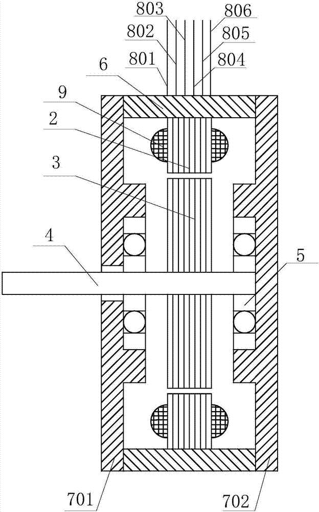 Angle detection device, rotating body and motor system