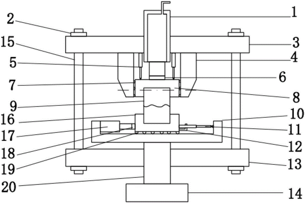 Rock joint direct shear test system suitable for CT three-dimensional real-time scanning