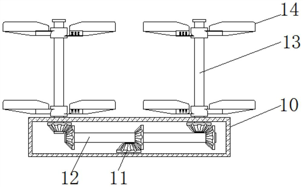 Urban domestic sewage treatment device