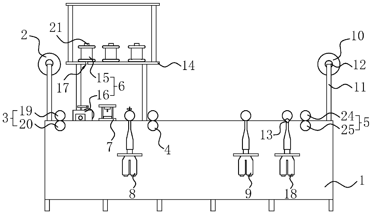 Tire electronic tag production device and method thereof