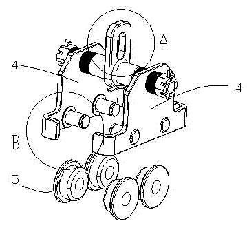 Tube blank guiding device of tube cold-rolling mill