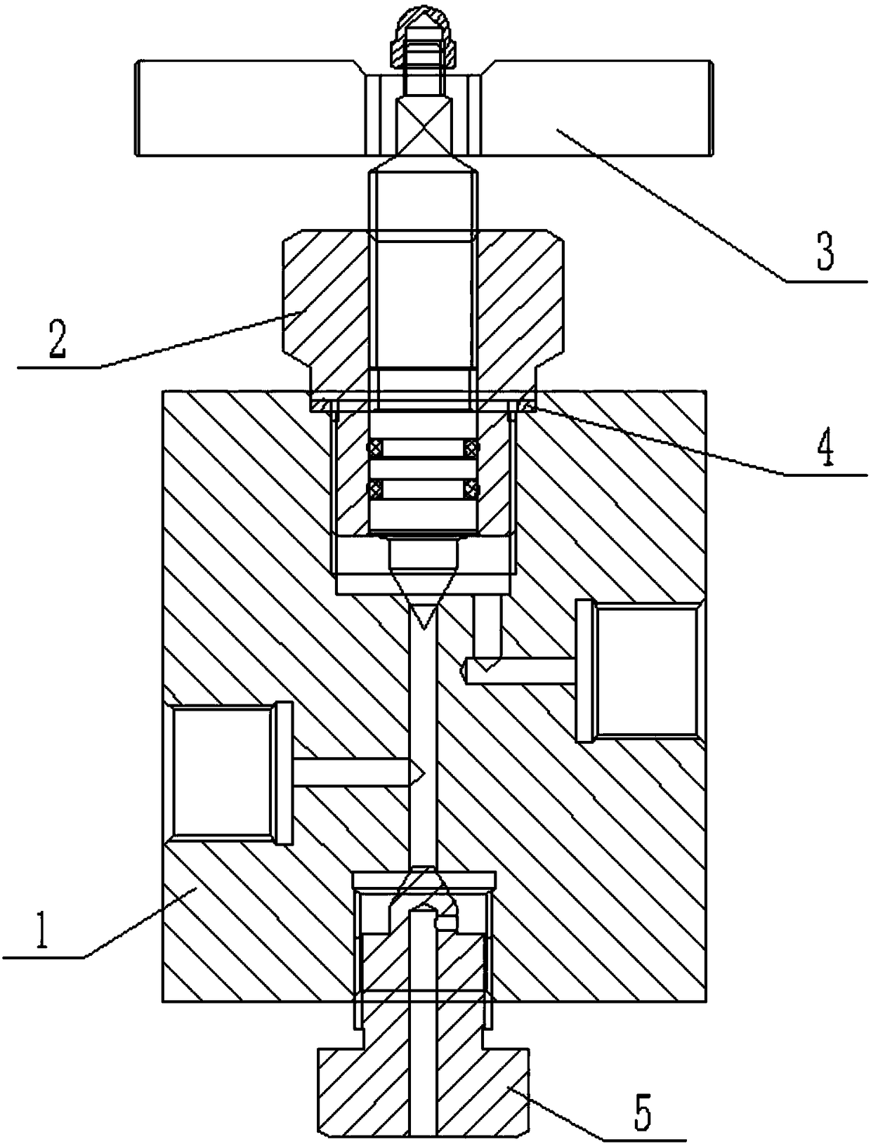 Combined type stop valve