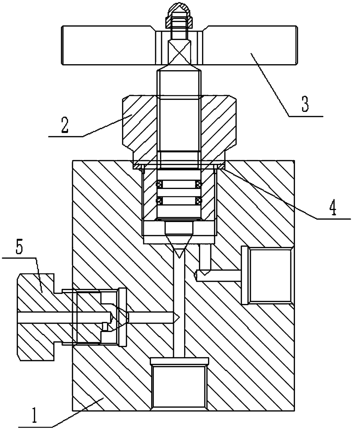 Combined type stop valve