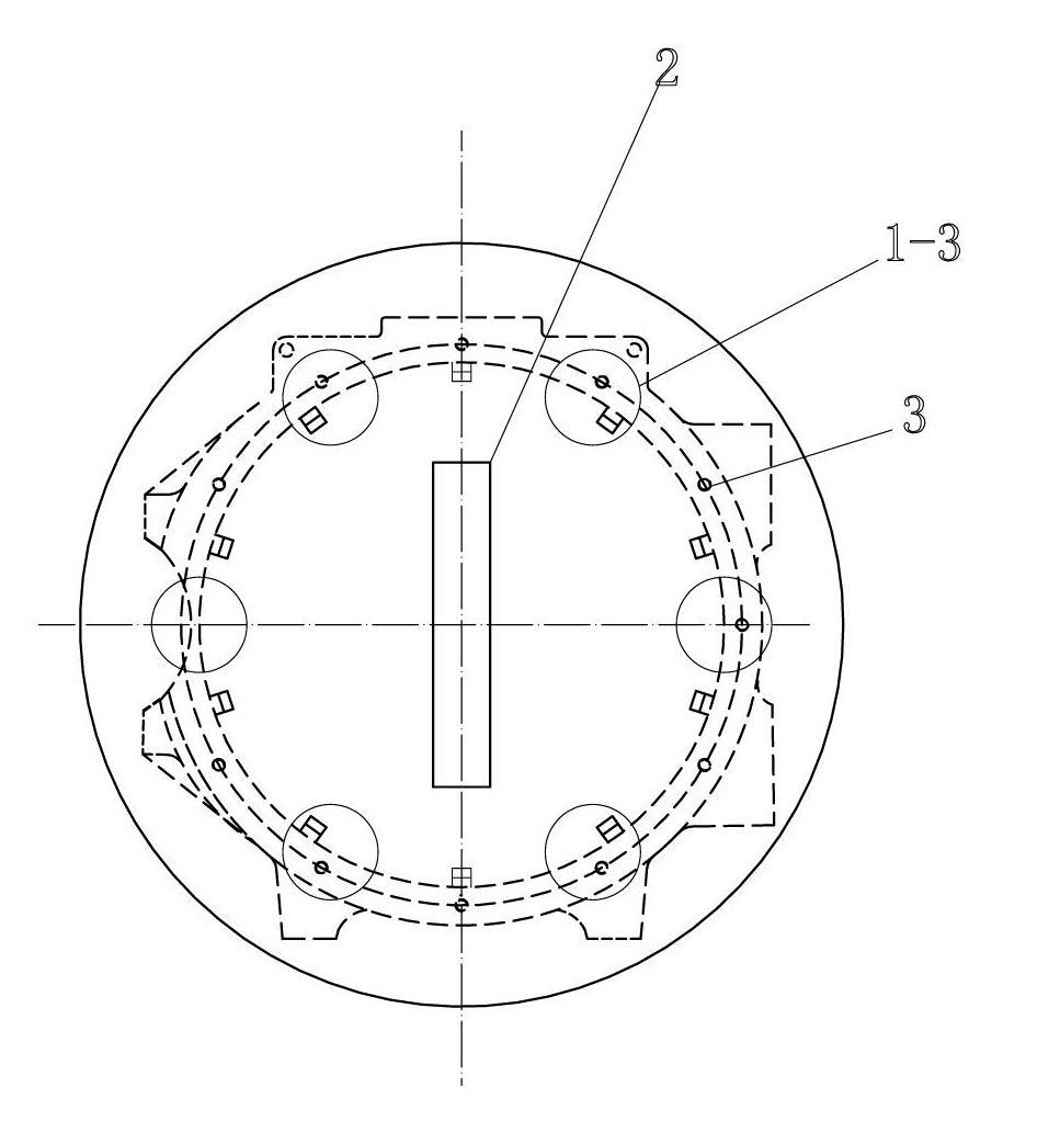 Cast steel stator pressing ring repair welding process