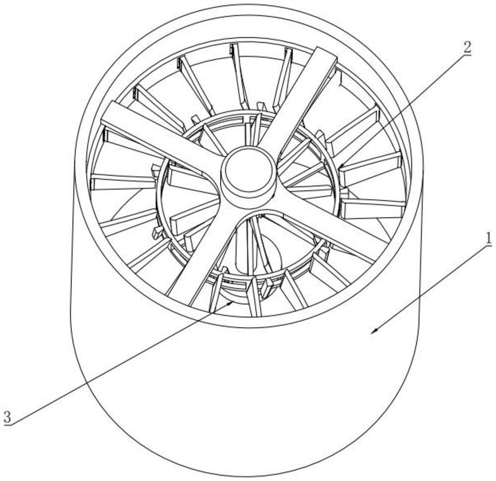 Automatic crust breaking device for top floating slags of marsh gas fermentation tank