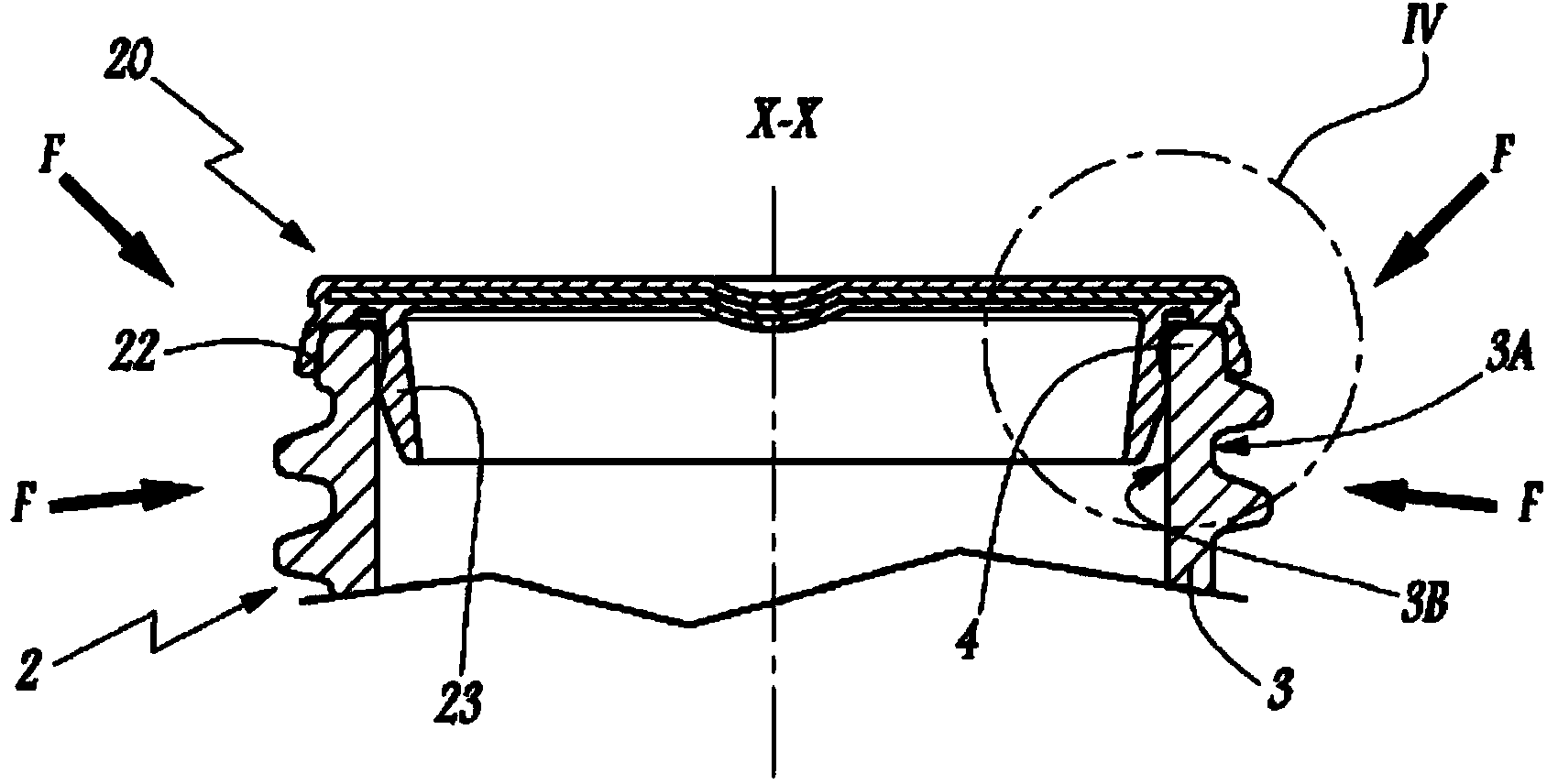 Stopper device for plugging a neck of a container