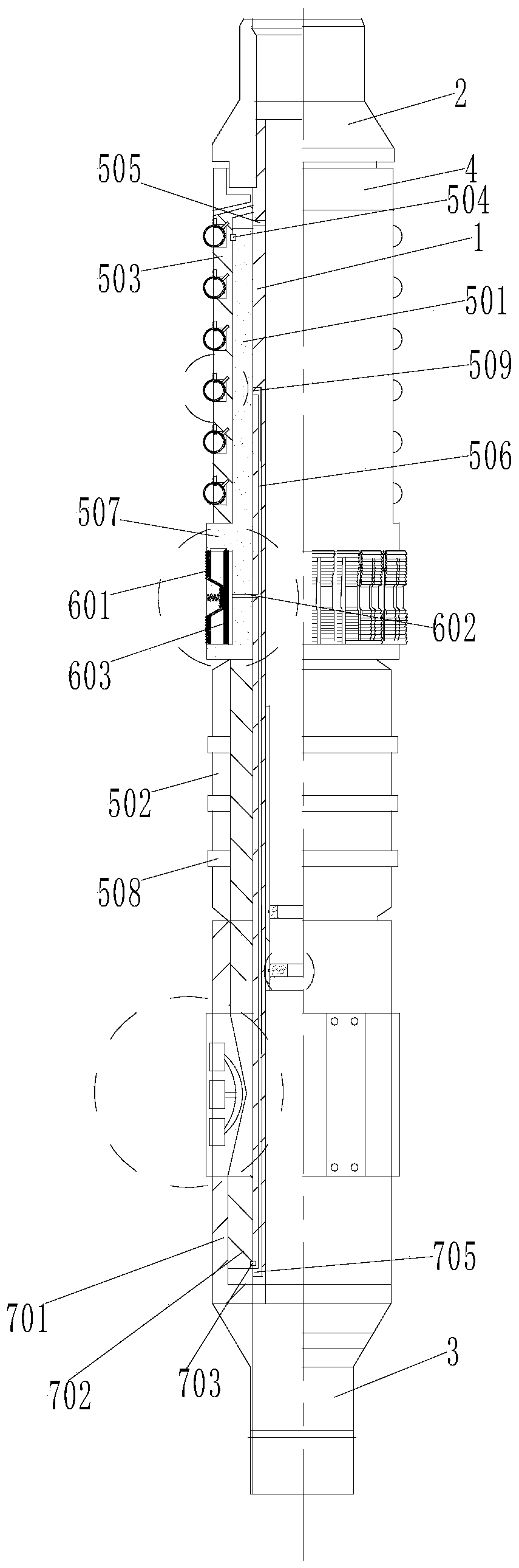 High-temperature and high-pressure resistant multi-stage fracturing acidizing packer