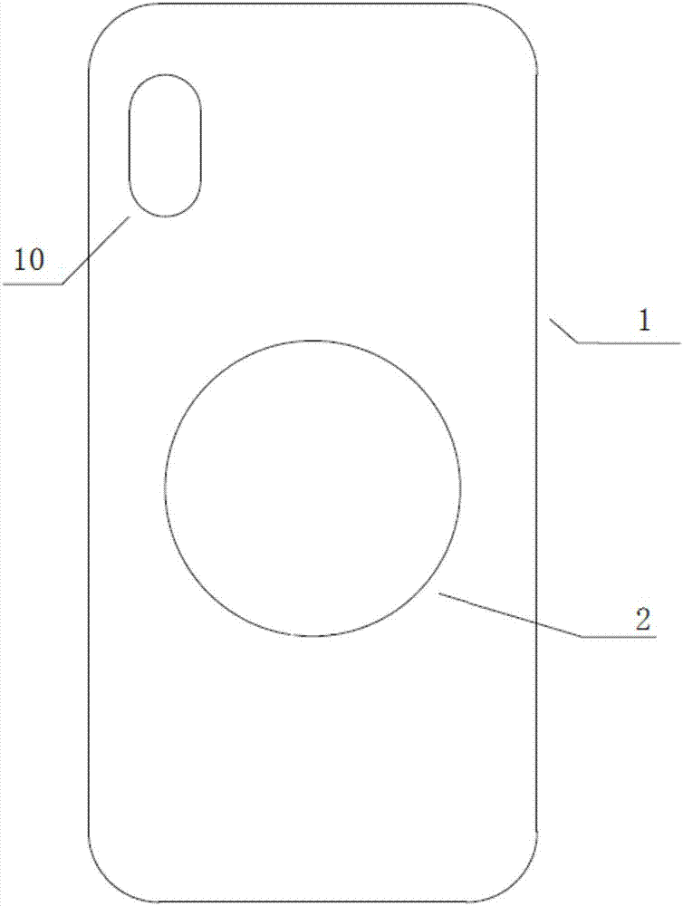 Ceramic back cover for electronic equipment, and electronic equipment with same