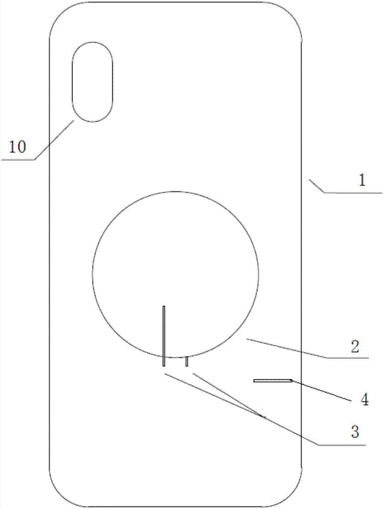 Ceramic back cover for electronic equipment, and electronic equipment with same