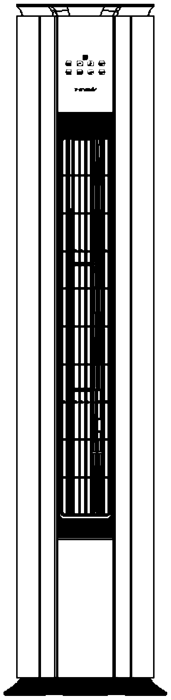 Round cabinet type air conditioner