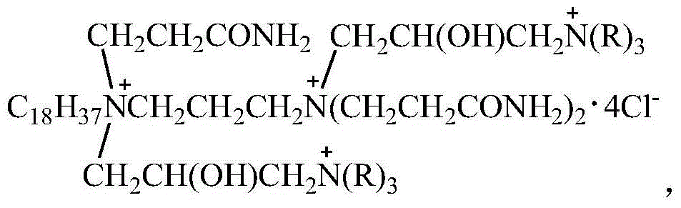 A kind of polycation amide type asphalt emulsifier and preparation method thereof