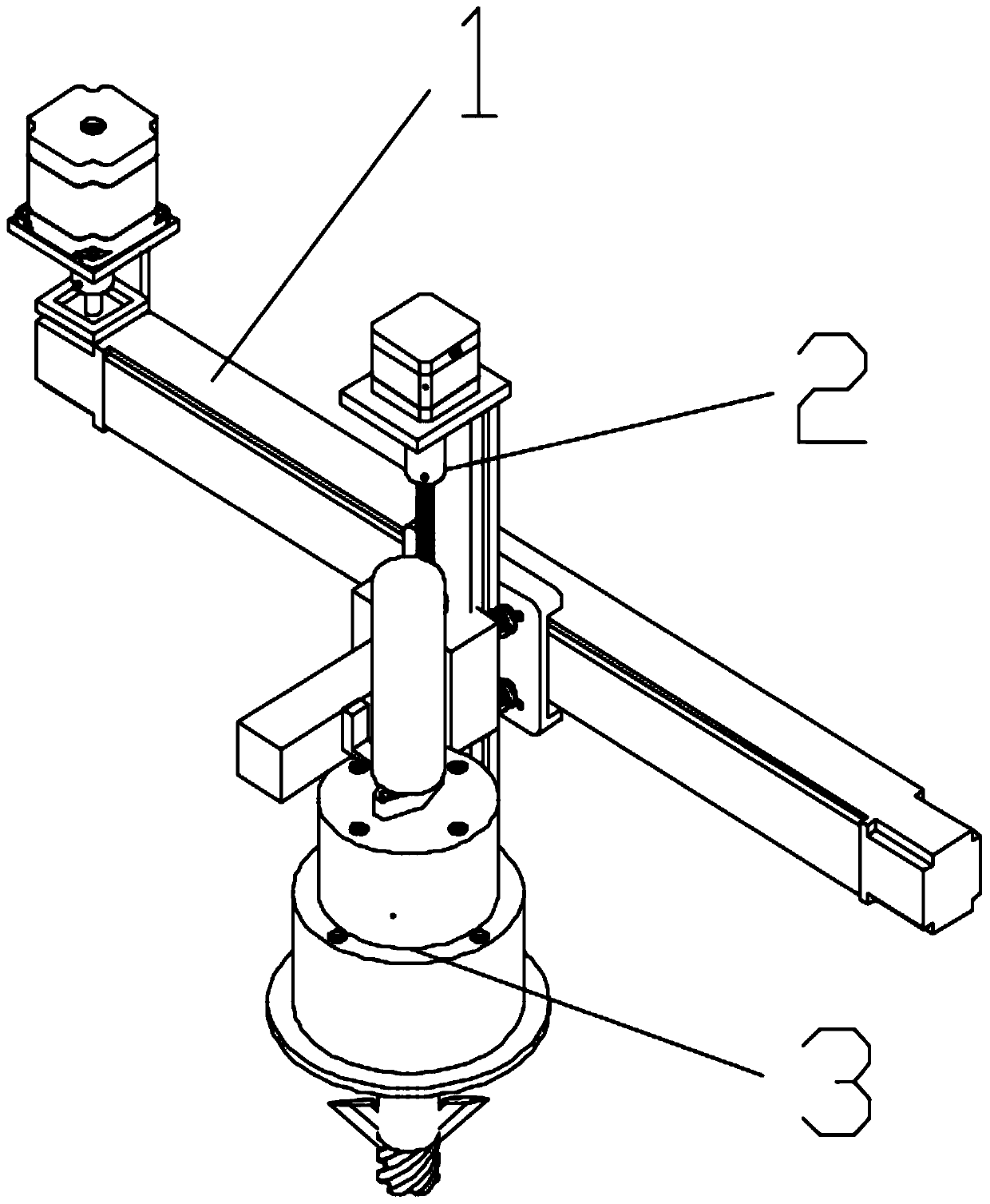 Bag breaking device of garbage bag