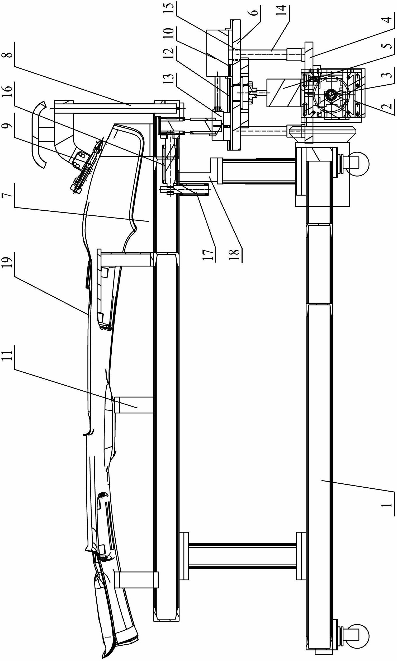 Afteredge cutting mechanism of automotive interior ceiling