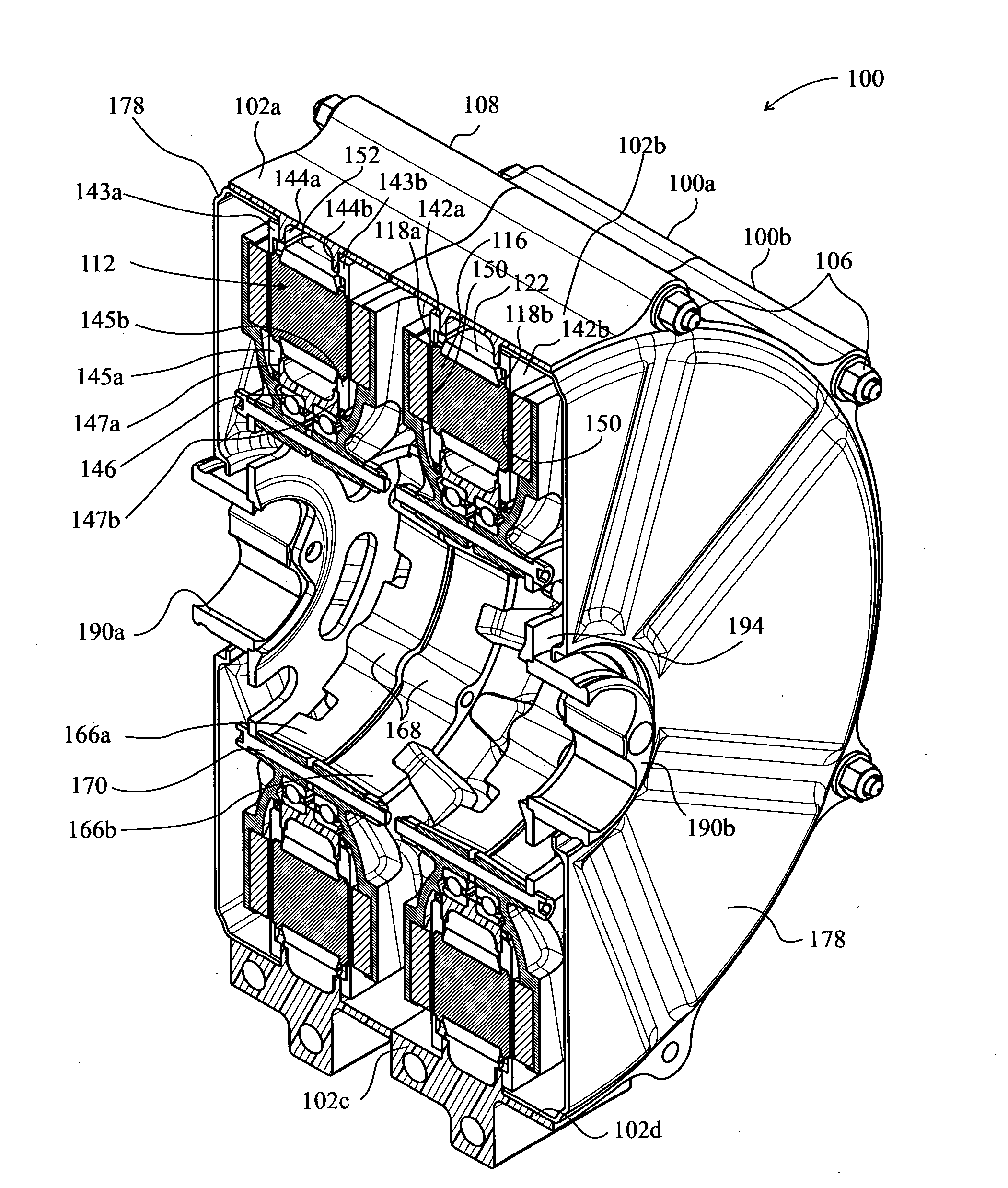 Electric machine-cooling