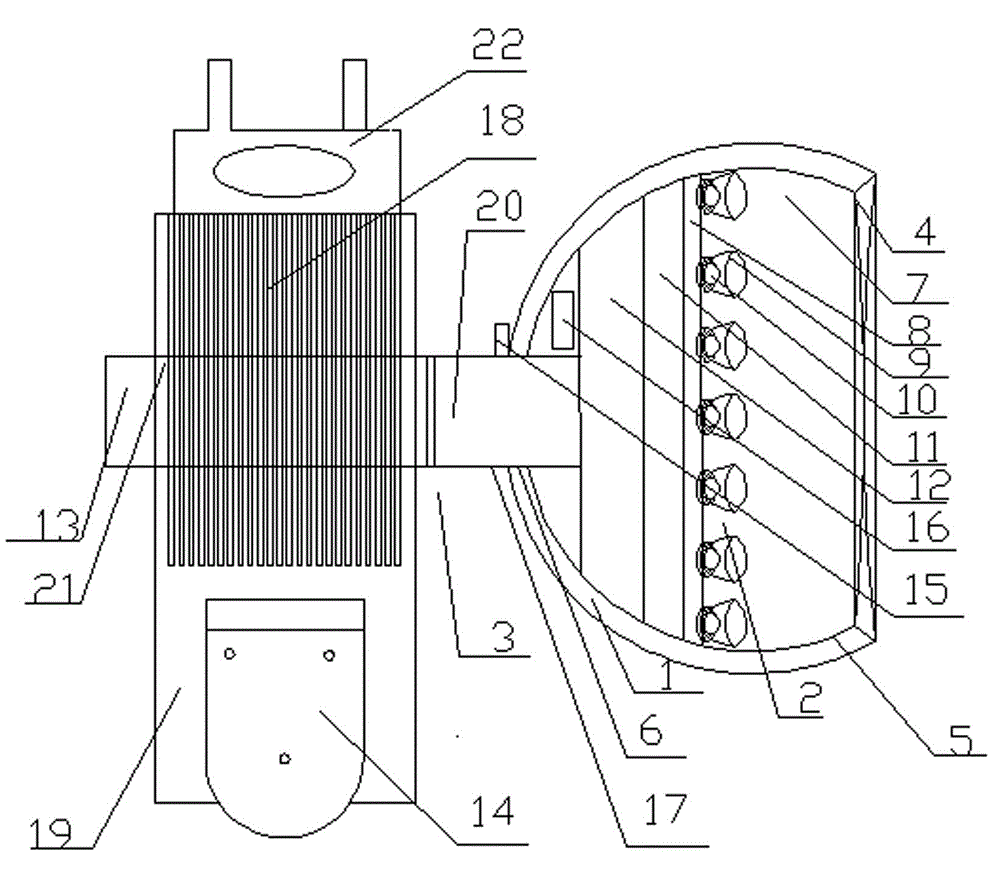 LED illumination lamp used for stroller