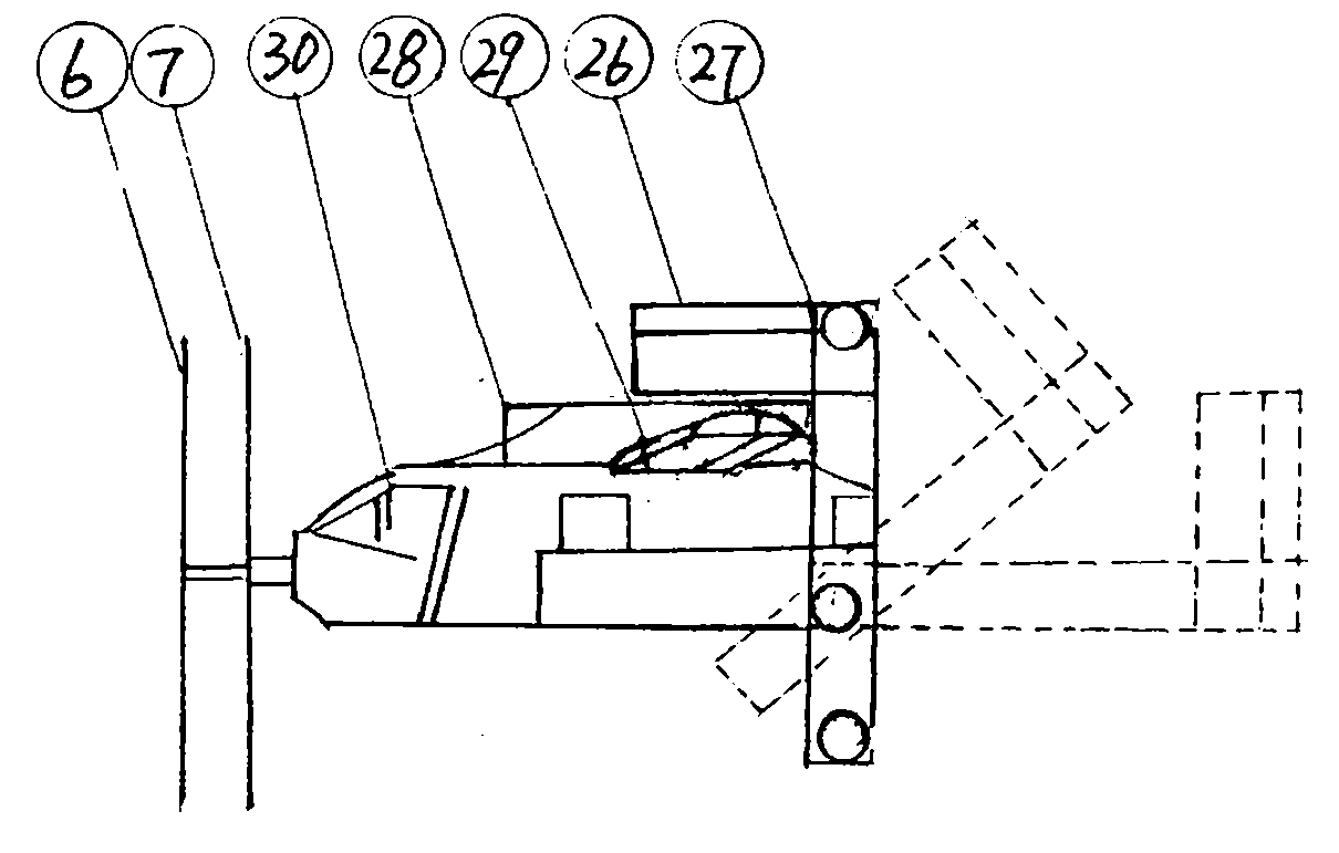 Contra-rotating rotor wing airplane with stationary wings and foldable empennage