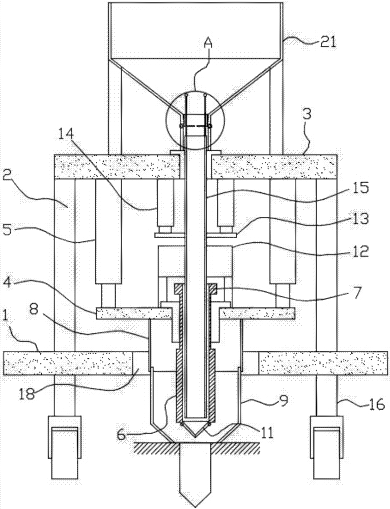 Underwood Chinese chestnut automatic planting device