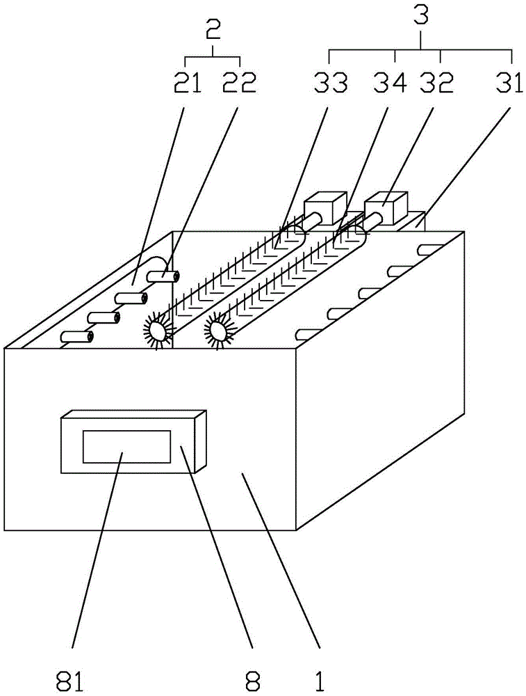 Desizing washing after-treatment equipment