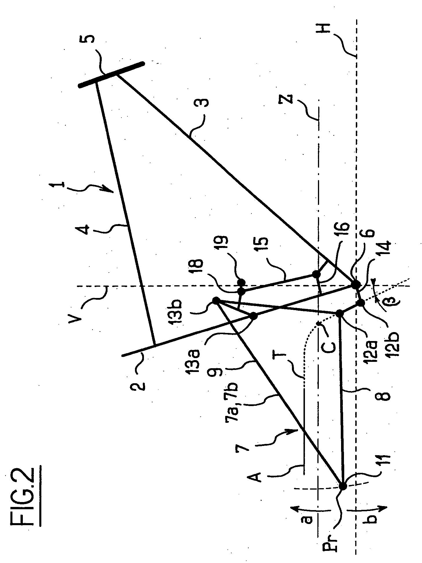 Rear suspension of a two-wheel vehicle or the like