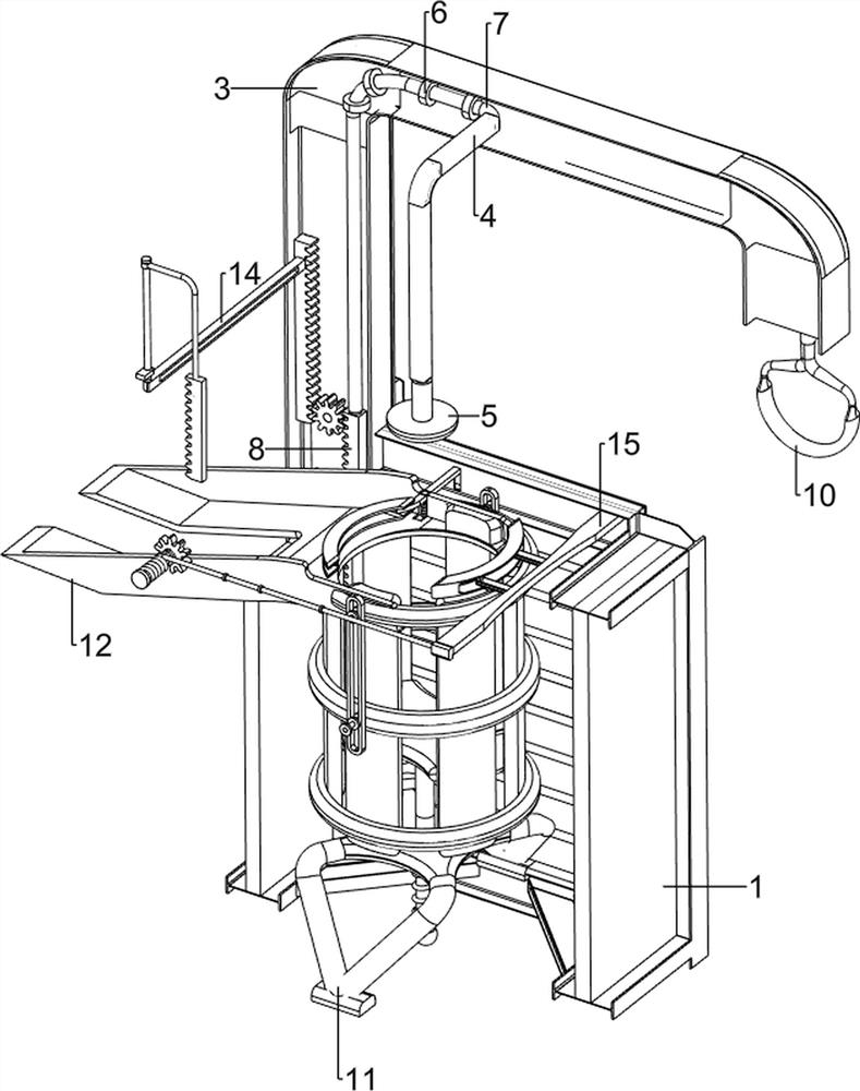 Building material barrel cover mark printing equipment